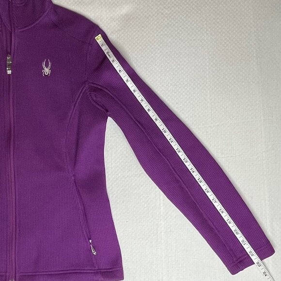 Spyder Purple Full-Zip Sweater Jacket – Size Medium - Picture 7 of 7